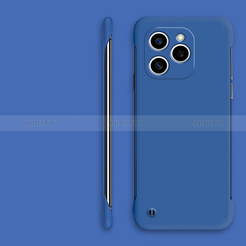 Handyhülle Hülle Hartschalen Kunststoff Rahmenlos Schutzhülle Tasche Matt P01 für Huawei Honor 60 SE 5G Blau