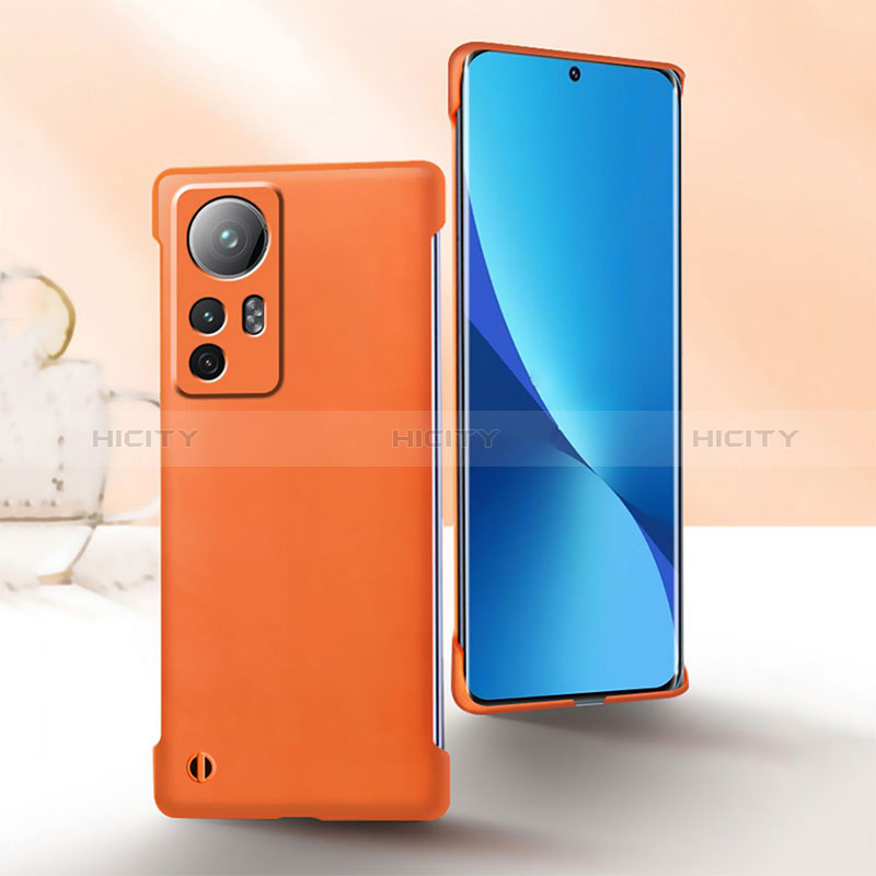 Handyhülle Hülle Hartschalen Kunststoff Rahmenlos Schutzhülle Tasche Matt P01 für Xiaomi Redmi Note 12S groß