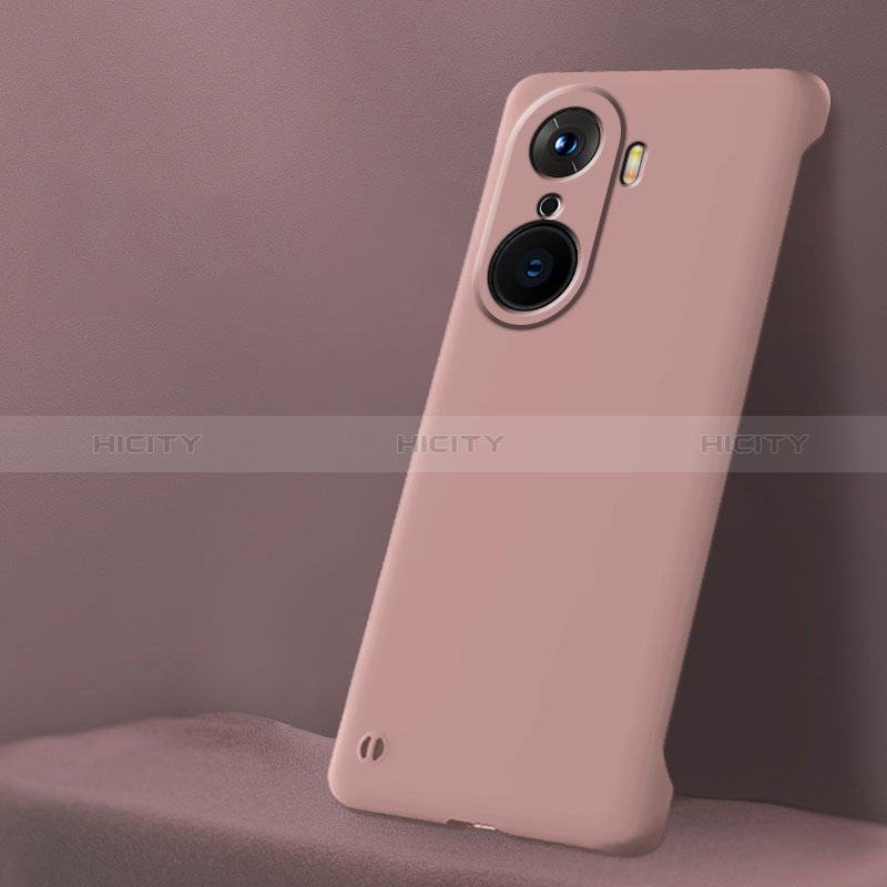 Handyhülle Hülle Hartschalen Kunststoff Rahmenlos Schutzhülle Tasche Matt Z01 für Huawei Honor 60 5G Rosa