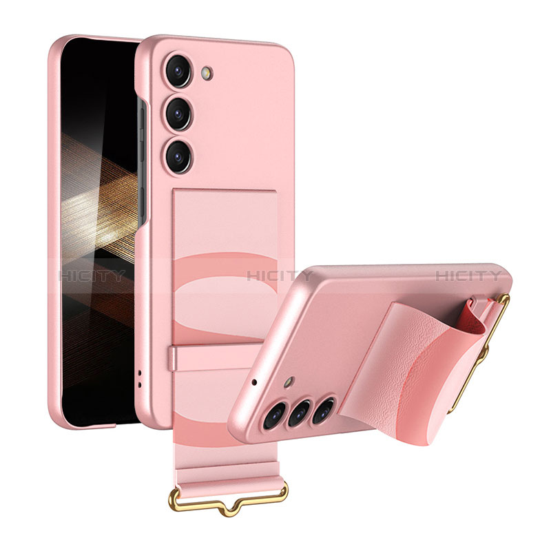 Handyhülle Hülle Hartschalen Kunststoff Schutzhülle Tasche Matt AC1 für Samsung Galaxy S24 5G Rosa