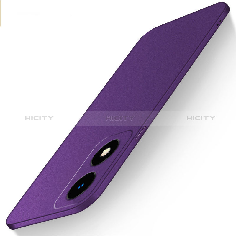 Handyhülle Hülle Hartschalen Kunststoff Schutzhülle Tasche Matt für Oppo A2x 5G Violett