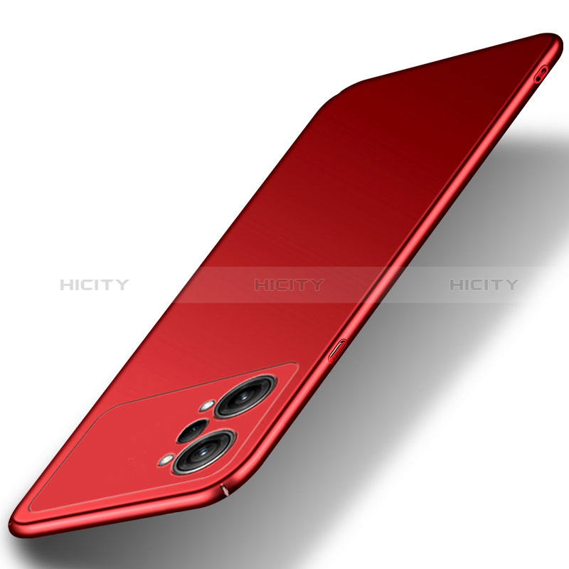 Handyhülle Hülle Hartschalen Kunststoff Schutzhülle Tasche Matt für Oppo K10 Pro 5G Rot