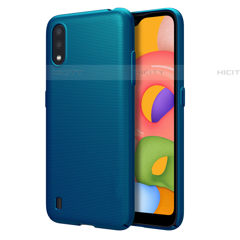 Handyhülle Hülle Hartschalen Kunststoff Schutzhülle Tasche Matt für Samsung Galaxy A01 SM-A015 groß