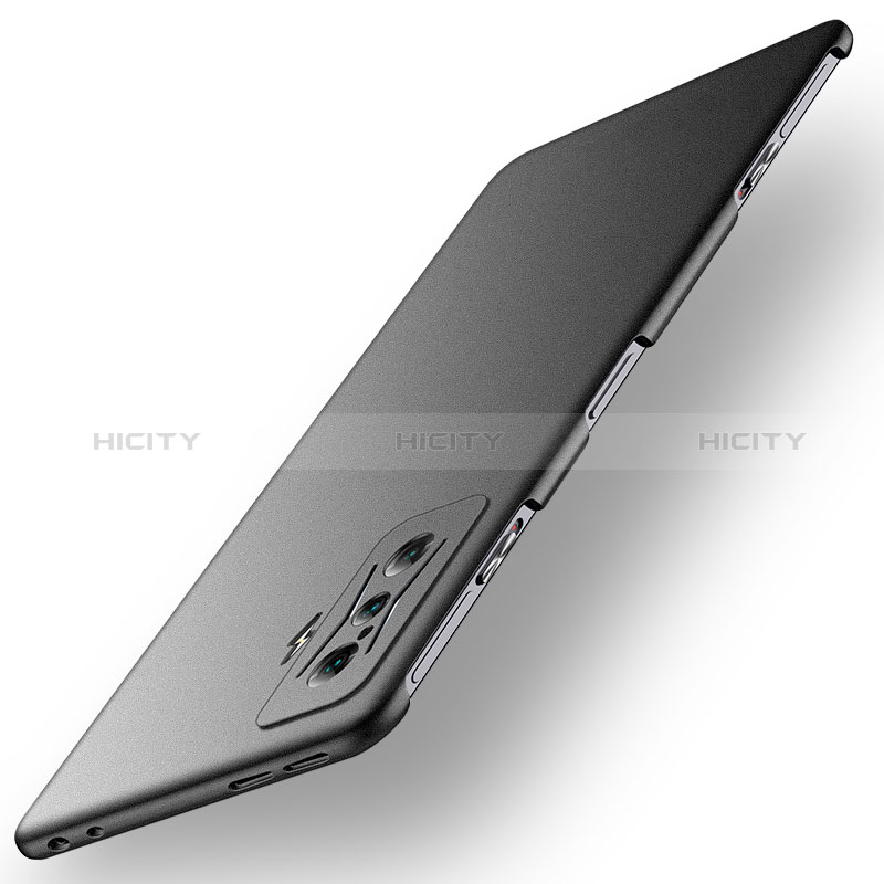Handyhülle Hülle Hartschalen Kunststoff Schutzhülle Tasche Matt für Xiaomi Poco F4 GT 5G Schwarz Plus