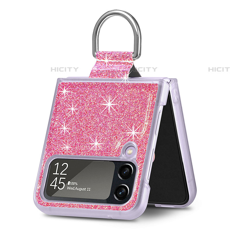 Handyhülle Hülle Hartschalen Kunststoff Schutzhülle Tasche Matt L01 für Samsung Galaxy Z Flip4 5G