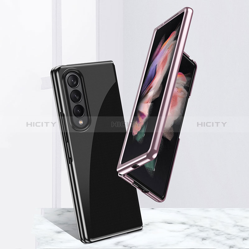 Handyhülle Hülle Hartschalen Kunststoff Schutzhülle Tasche Matt L01 für Samsung Galaxy Z Fold3 5G