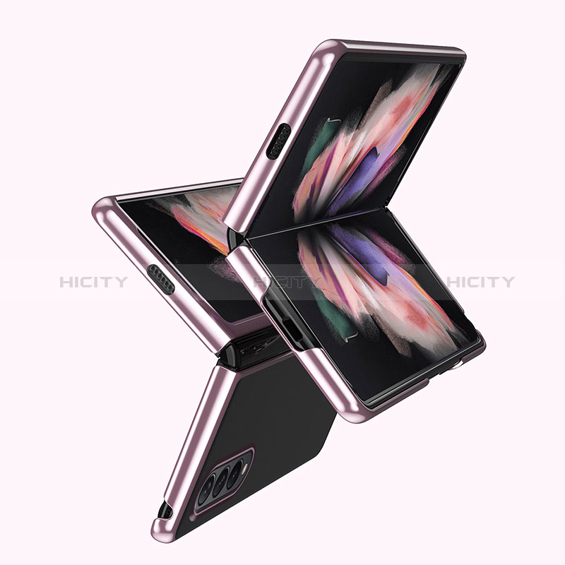 Handyhülle Hülle Hartschalen Kunststoff Schutzhülle Tasche Matt L01 für Samsung Galaxy Z Fold3 5G