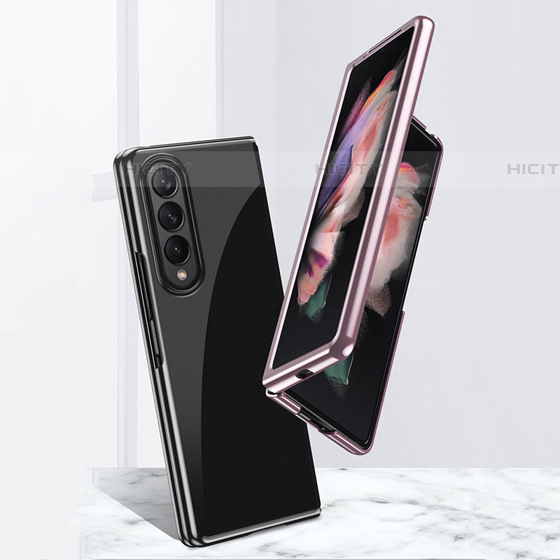 Handyhülle Hülle Hartschalen Kunststoff Schutzhülle Tasche Matt L01 für Samsung Galaxy Z Fold4 5G