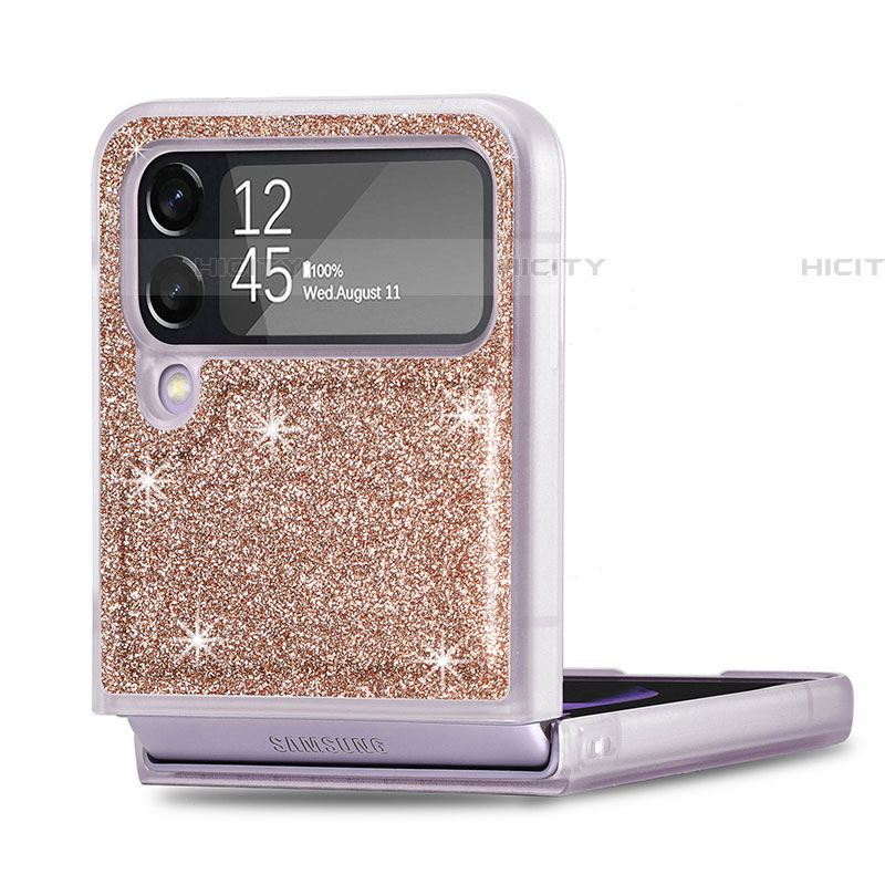 Handyhülle Hülle Hartschalen Kunststoff Schutzhülle Tasche Matt L02 für Samsung Galaxy Z Flip4 5G