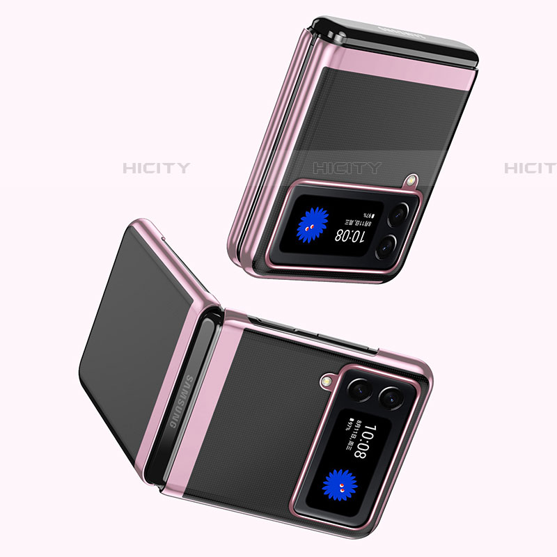 Handyhülle Hülle Hartschalen Kunststoff Schutzhülle Tasche Matt L08 für Samsung Galaxy Z Flip4 5G