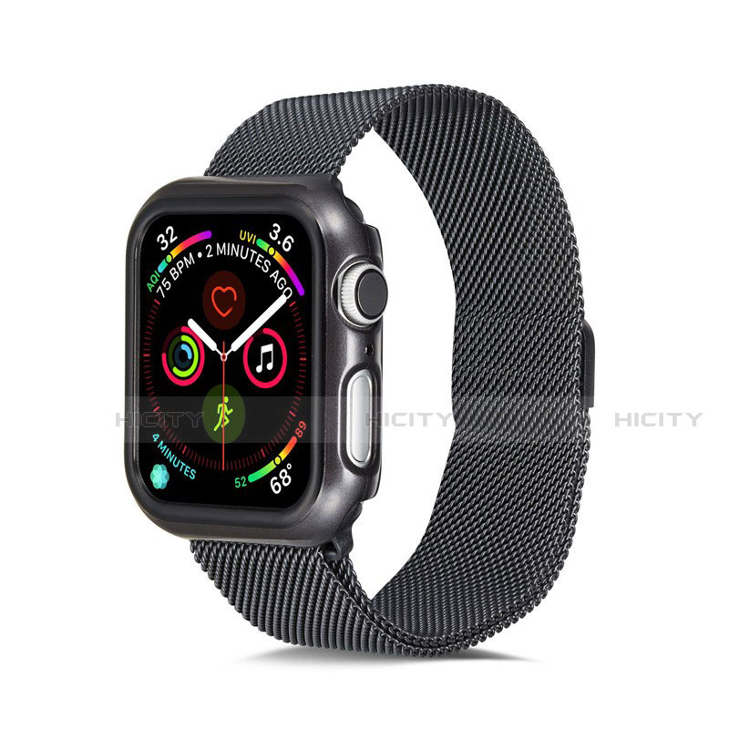 Handyhülle Hülle Hartschalen Kunststoff Schutzhülle Tasche Matt M01 für Apple iWatch 5 44mm groß