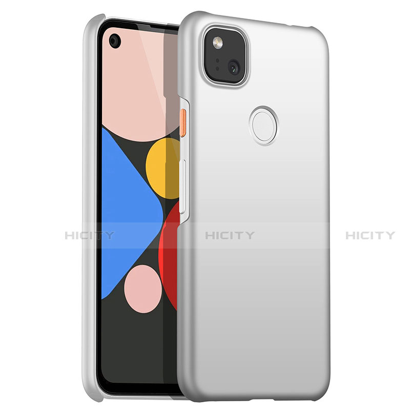 Handyhülle Hülle Hartschalen Kunststoff Schutzhülle Tasche Matt M01 für Google Pixel 4a groß