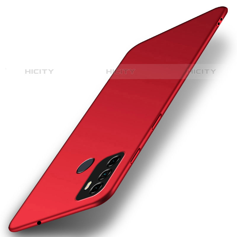 Handyhülle Hülle Hartschalen Kunststoff Schutzhülle Tasche Matt M01 für Oppo A11s Rot Plus