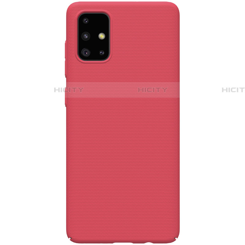 Handyhülle Hülle Hartschalen Kunststoff Schutzhülle Tasche Matt M01 für Samsung Galaxy A71 5G Rot