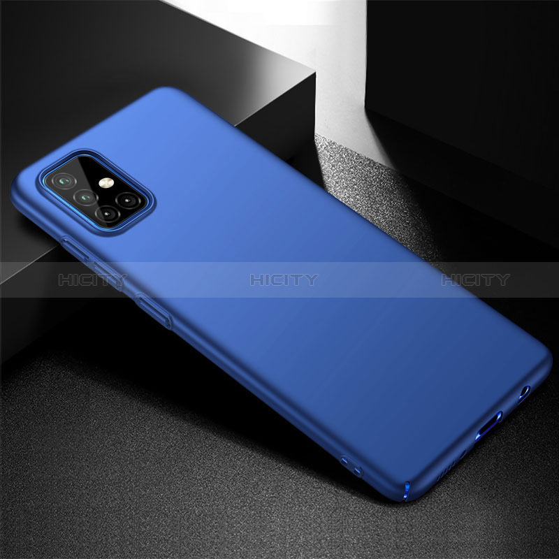 Handyhülle Hülle Hartschalen Kunststoff Schutzhülle Tasche Matt M01 für Samsung Galaxy M40S Blau