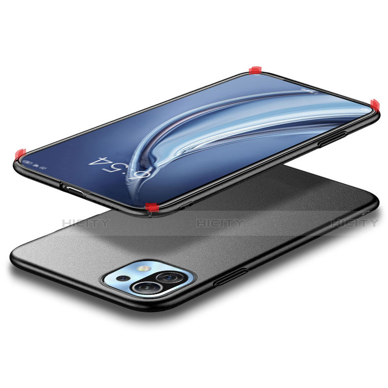 Handyhülle Hülle Hartschalen Kunststoff Schutzhülle Tasche Matt M01 für Xiaomi Mi 11 5G groß