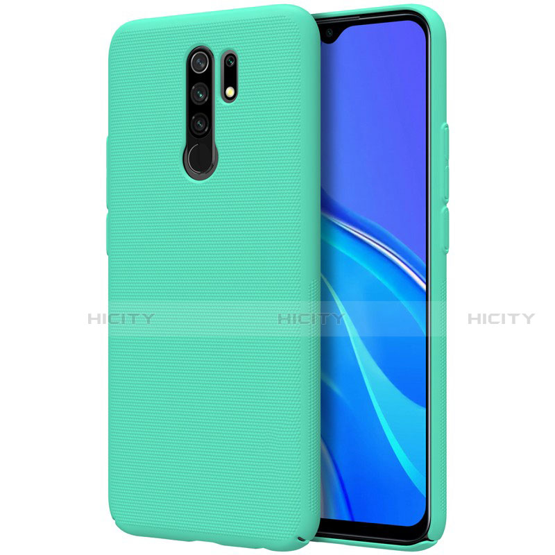 Handyhülle Hülle Hartschalen Kunststoff Schutzhülle Tasche Matt M01 für Xiaomi Redmi 9 Prime India Grün Plus