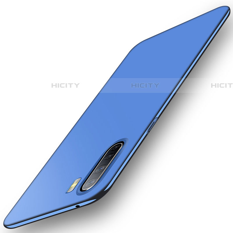 Handyhülle Hülle Hartschalen Kunststoff Schutzhülle Tasche Matt M03 für Oppo A91 Blau