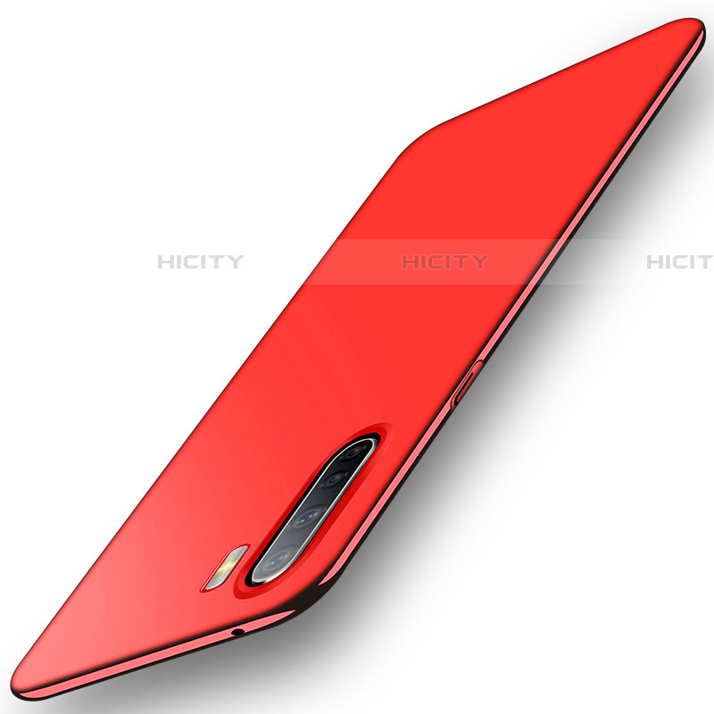 Handyhülle Hülle Hartschalen Kunststoff Schutzhülle Tasche Matt M03 für Oppo A91 Rot Plus