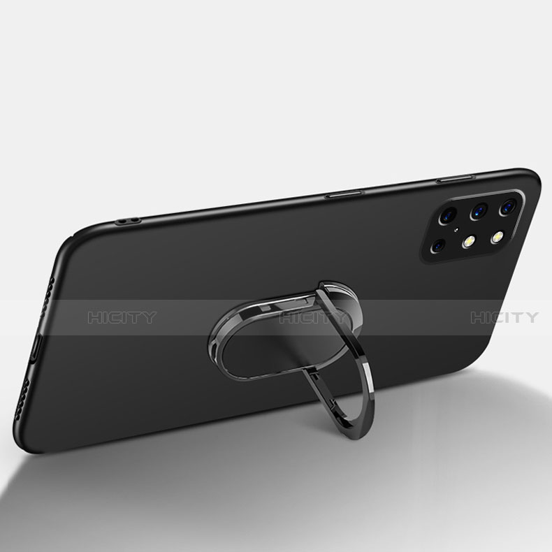 Handyhülle Hülle Hartschalen Kunststoff Schutzhülle Tasche Matt mit Magnetisch Fingerring Ständer A01 für OnePlus 8T 5G