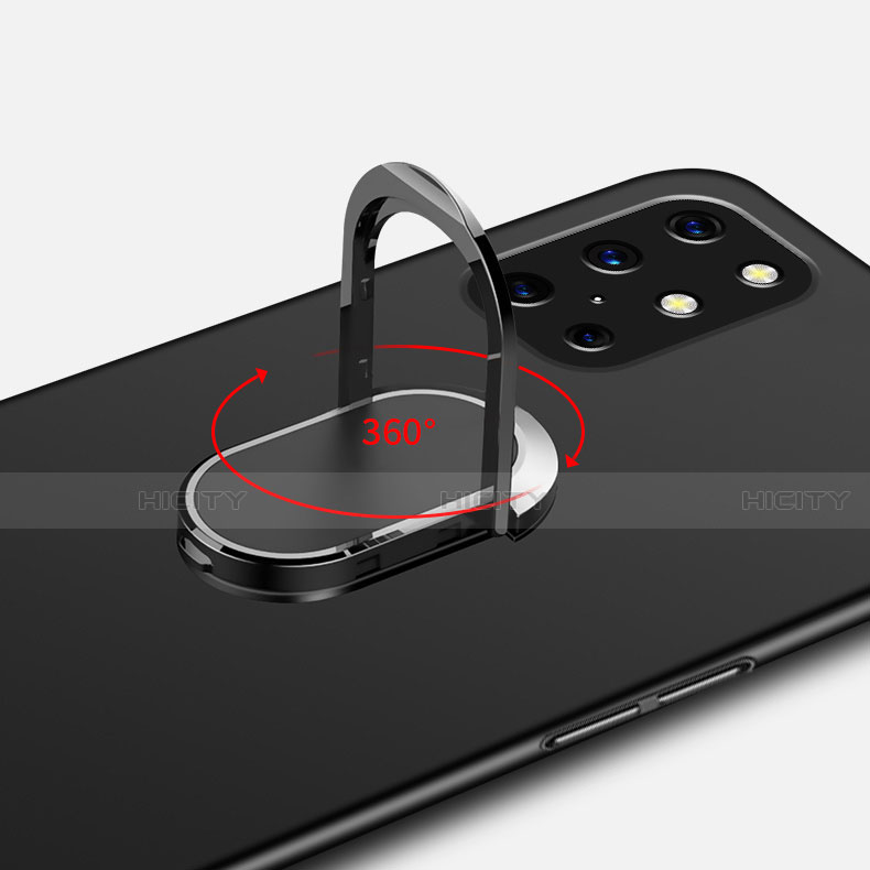 Handyhülle Hülle Hartschalen Kunststoff Schutzhülle Tasche Matt mit Magnetisch Fingerring Ständer A01 für OnePlus 8T 5G