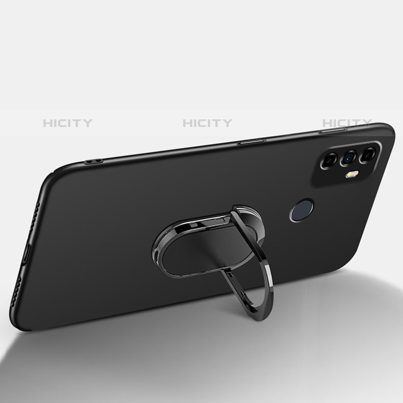 Handyhülle Hülle Hartschalen Kunststoff Schutzhülle Tasche Matt mit Magnetisch Fingerring Ständer A01 für Oppo A11s