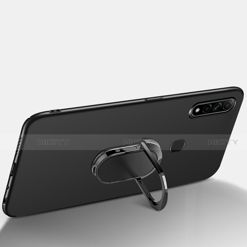 Handyhülle Hülle Hartschalen Kunststoff Schutzhülle Tasche Matt mit Magnetisch Fingerring Ständer A01 für Oppo A31 groß