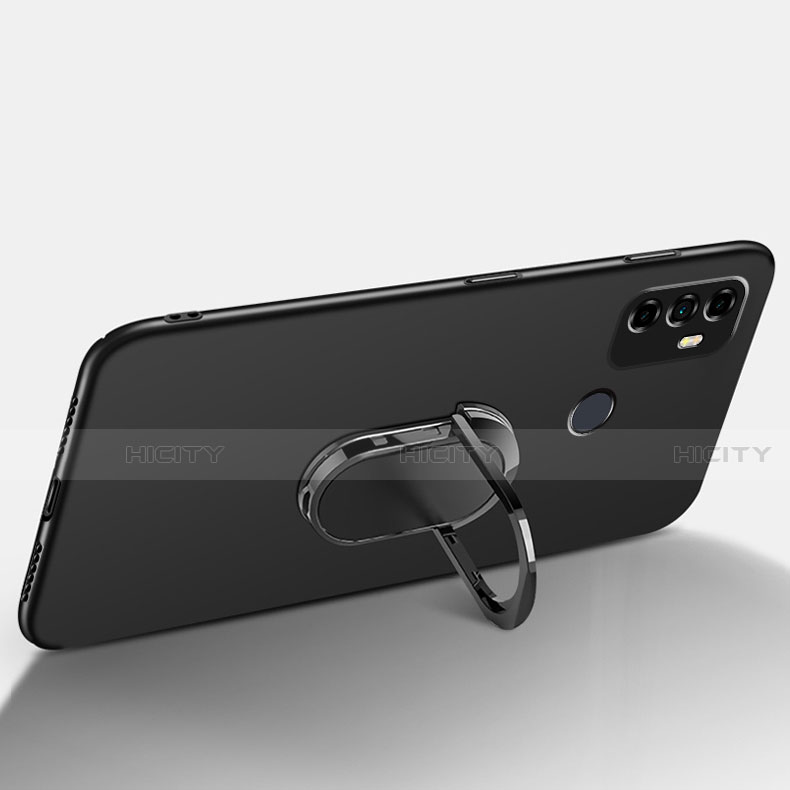 Handyhülle Hülle Hartschalen Kunststoff Schutzhülle Tasche Matt mit Magnetisch Fingerring Ständer A01 für Oppo A33