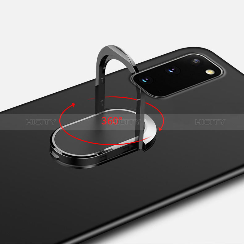 Handyhülle Hülle Hartschalen Kunststoff Schutzhülle Tasche Matt mit Magnetisch Fingerring Ständer für Samsung Galaxy S20 FE (2022) 5G