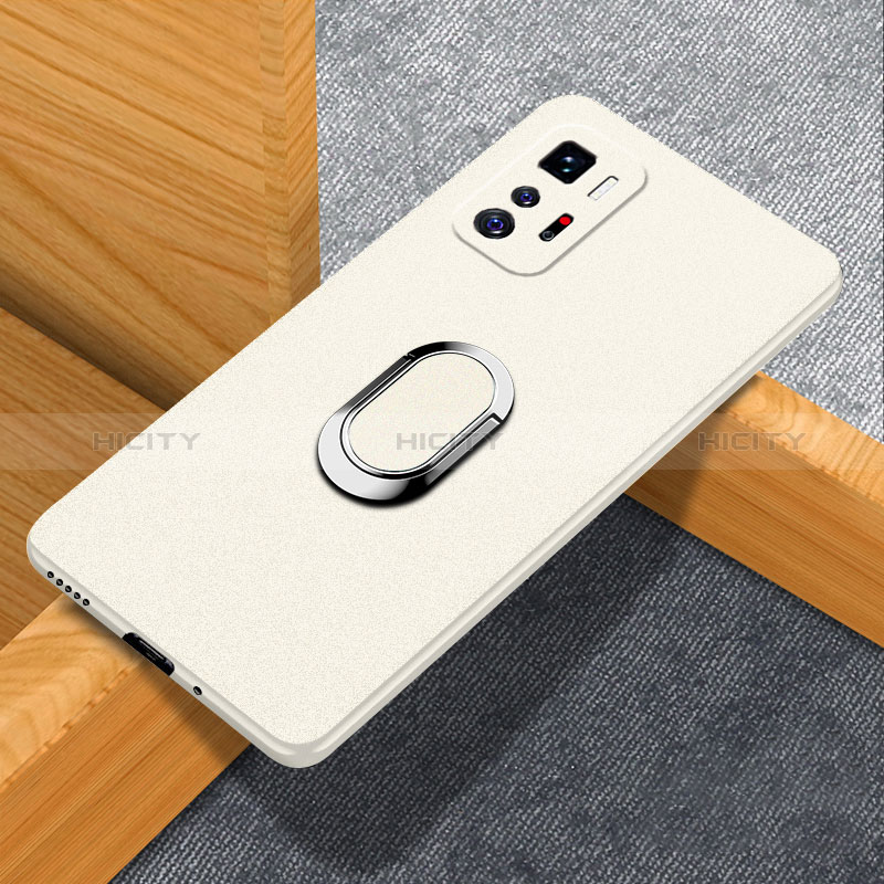 Handyhülle Hülle Hartschalen Kunststoff Schutzhülle Tasche Matt mit Magnetisch Fingerring Ständer für Xiaomi Redmi Note 10 Pro 5G