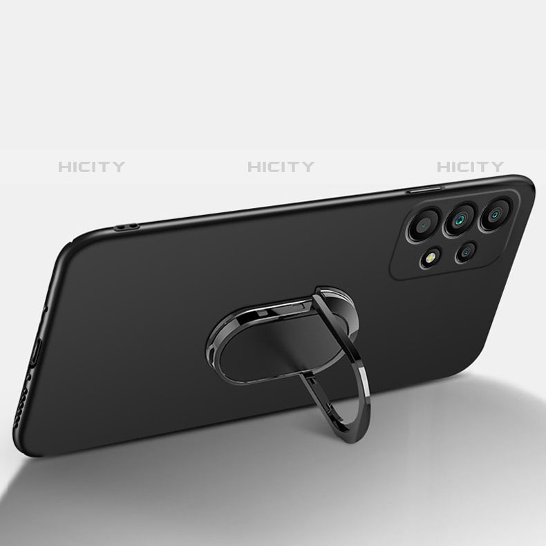 Handyhülle Hülle Hartschalen Kunststoff Schutzhülle Tasche Matt mit Magnetisch Fingerring Ständer YK1 für Samsung Galaxy M32 5G