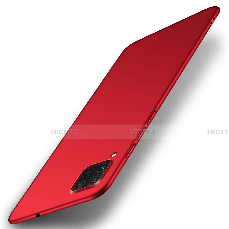 Handyhülle Hülle Hartschalen Kunststoff Schutzhülle Tasche Matt P01 für Huawei Nova 6 SE Rot