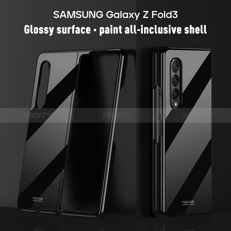 Handyhülle Hülle Hartschalen Kunststoff Schutzhülle Tasche Matt P01 für Samsung Galaxy Z Fold3 5G