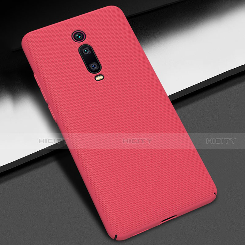 Handyhülle Hülle Hartschalen Kunststoff Schutzhülle Tasche Matt P01 für Xiaomi Redmi K20 Pro Rot Plus