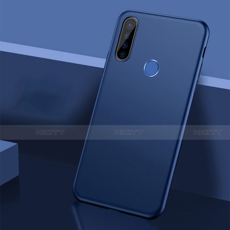 Handyhülle Hülle Hartschalen Kunststoff Schutzhülle Tasche Matt P01 für Xiaomi Redmi Note 8 (2021) Blau Plus