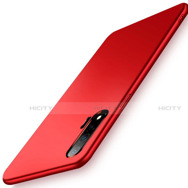 Handyhülle Hülle Hartschalen Kunststoff Schutzhülle Tasche Matt P02 für Huawei Nova 6 Rot