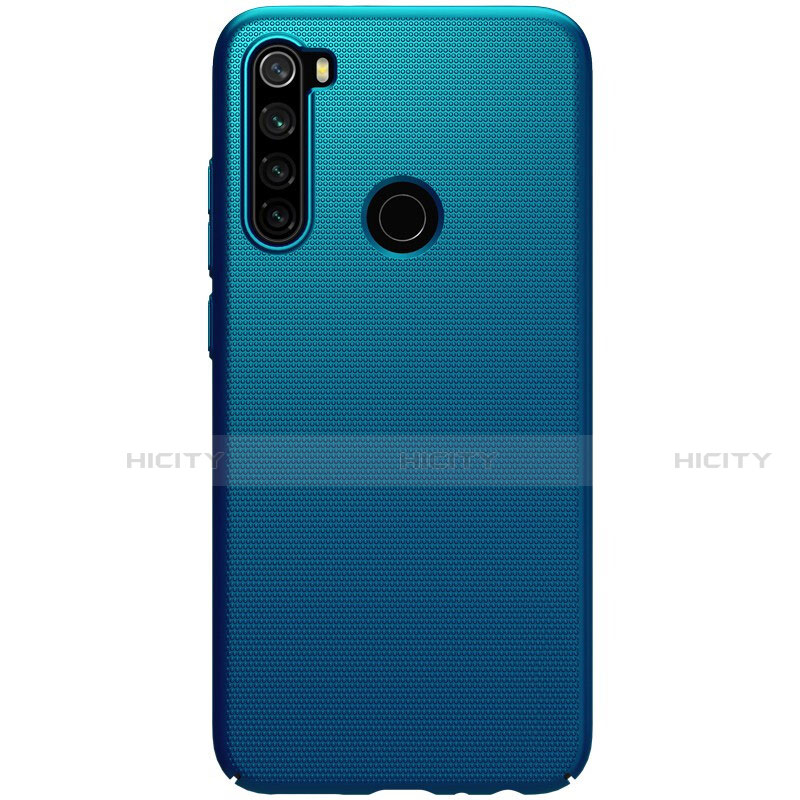 Handyhülle Hülle Hartschalen Kunststoff Schutzhülle Tasche Matt P02 für Xiaomi Redmi Note 8T Blau