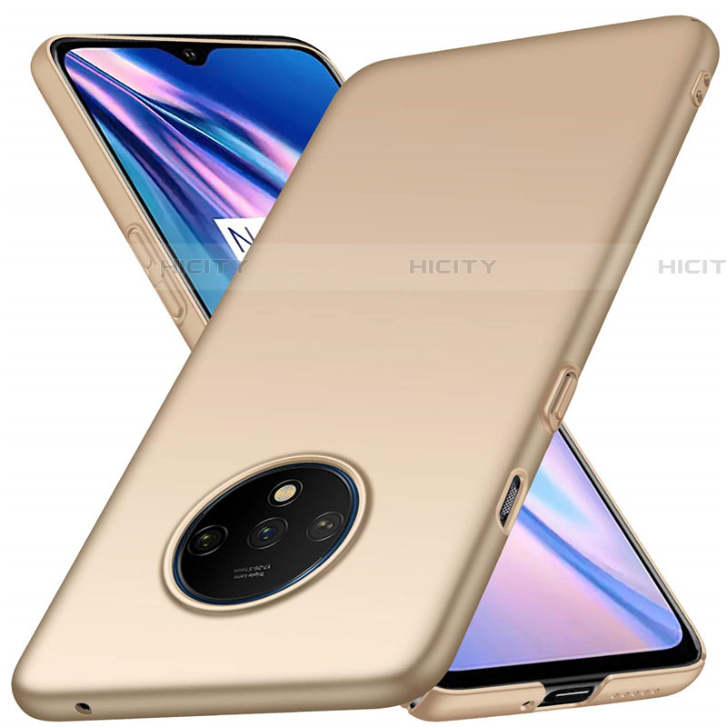 Handyhülle Hülle Hartschalen Kunststoff Schutzhülle Tasche Matt P03 für OnePlus 7T Gold Plus