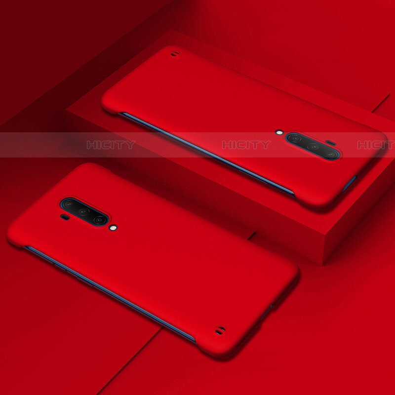 Handyhülle Hülle Hartschalen Kunststoff Schutzhülle Tasche Matt P03 für OnePlus 7T Pro Rot