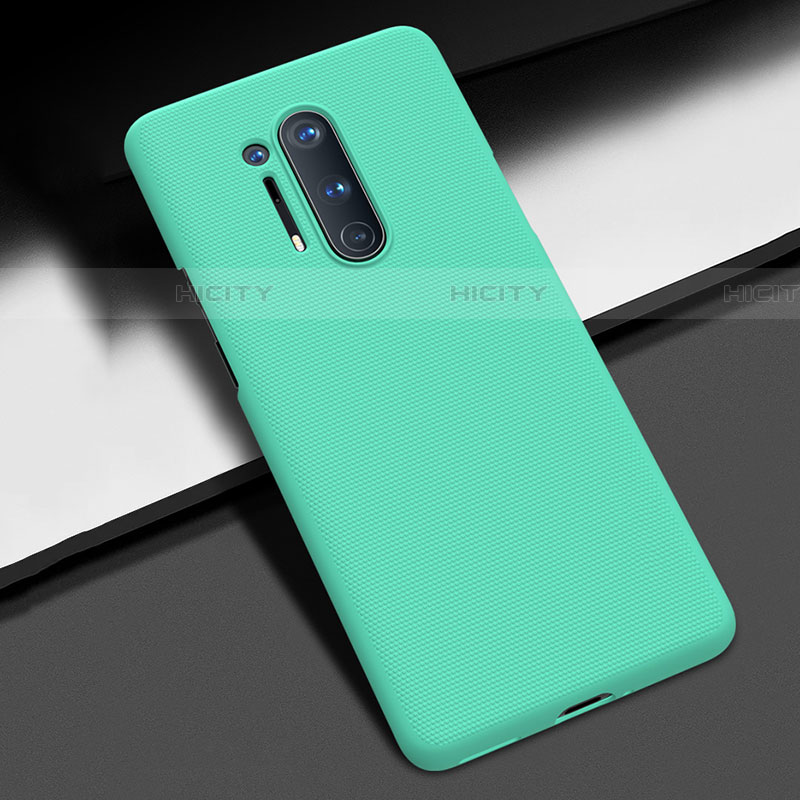 Handyhülle Hülle Hartschalen Kunststoff Schutzhülle Tasche Matt P03 für OnePlus 8 Pro Grün