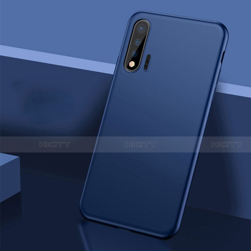 Handyhülle Hülle Hartschalen Kunststoff Schutzhülle Tasche Matt P04 für Huawei Nova 6 5G Blau