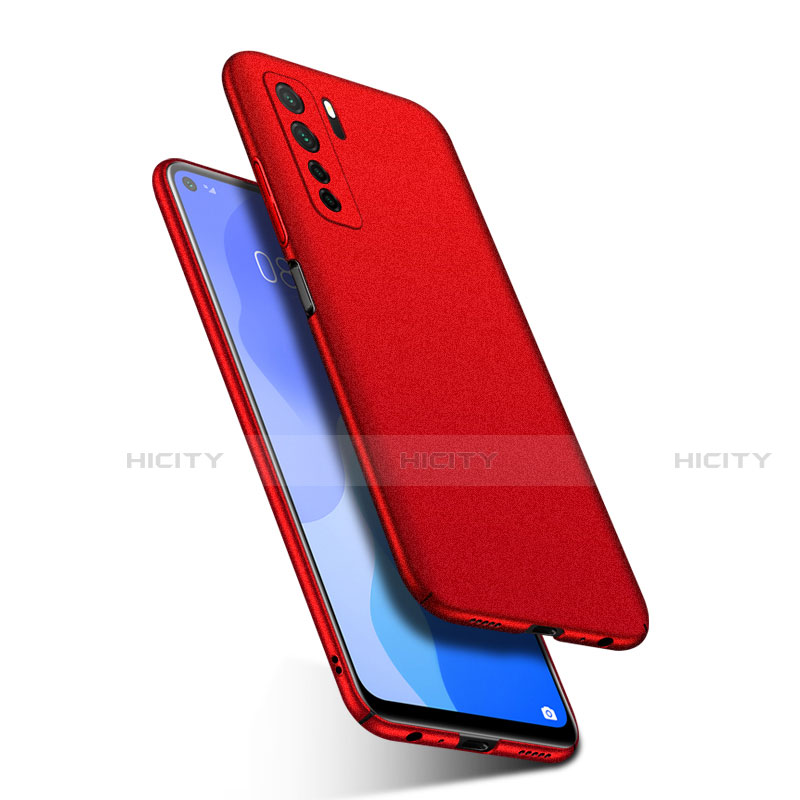 Handyhülle Hülle Hartschalen Kunststoff Schutzhülle Tasche Matt P04 für Huawei P40 Lite 5G Rot