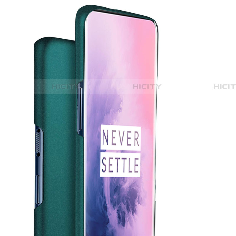 Handyhülle Hülle Hartschalen Kunststoff Schutzhülle Tasche Matt P04 für OnePlus 7T Pro groß