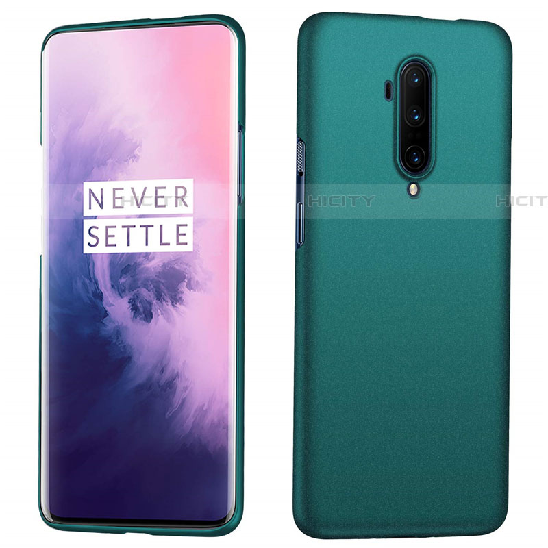 Handyhülle Hülle Hartschalen Kunststoff Schutzhülle Tasche Matt P04 für OnePlus 7T Pro Grün