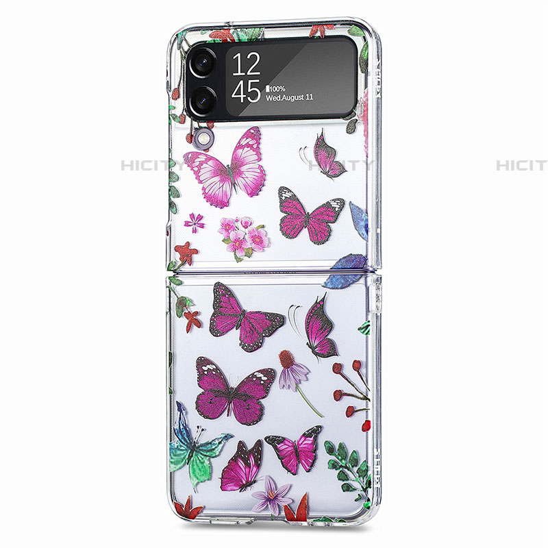 Handyhülle Hülle Hartschalen Kunststoff Schutzhülle Tasche Matt P05 für Samsung Galaxy Z Flip4 5G