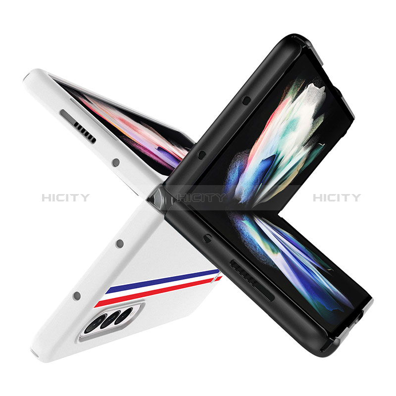 Handyhülle Hülle Hartschalen Kunststoff Schutzhülle Tasche Matt P05 für Samsung Galaxy Z Fold3 5G