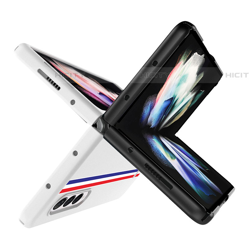 Handyhülle Hülle Hartschalen Kunststoff Schutzhülle Tasche Matt P05 für Samsung Galaxy Z Fold4 5G