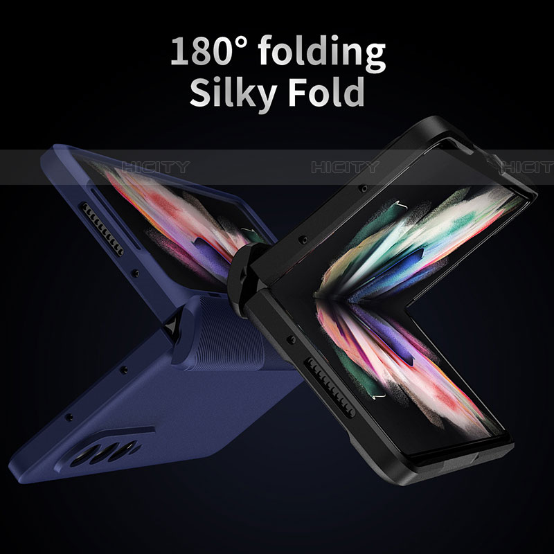 Handyhülle Hülle Hartschalen Kunststoff Schutzhülle Tasche Matt R01 für Samsung Galaxy Z Fold4 5G