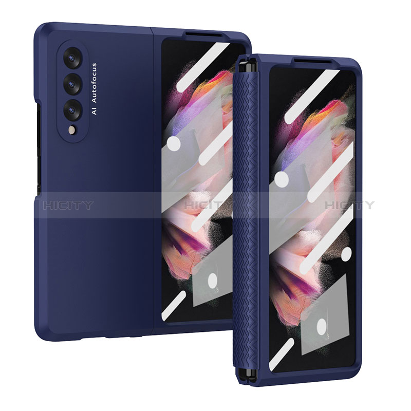 Handyhülle Hülle Hartschalen Kunststoff Schutzhülle Tasche Matt R02 für Samsung Galaxy Z Fold3 5G