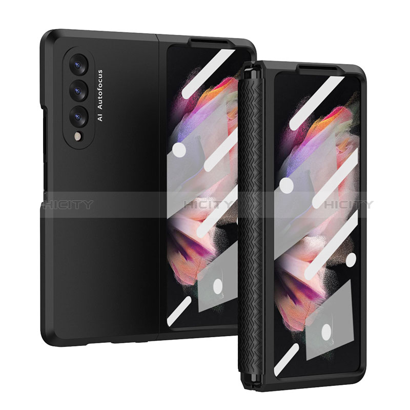 Handyhülle Hülle Hartschalen Kunststoff Schutzhülle Tasche Matt R02 für Samsung Galaxy Z Fold3 5G